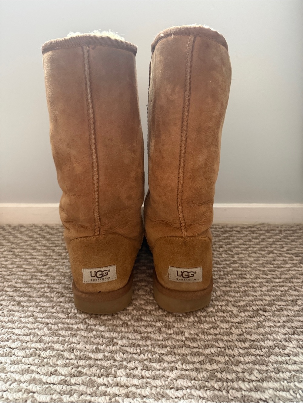 UGG Chestnut Suede Classic Tall Winter Boots